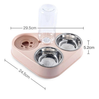 Automatic Pet 3In1 Feeder Bowl