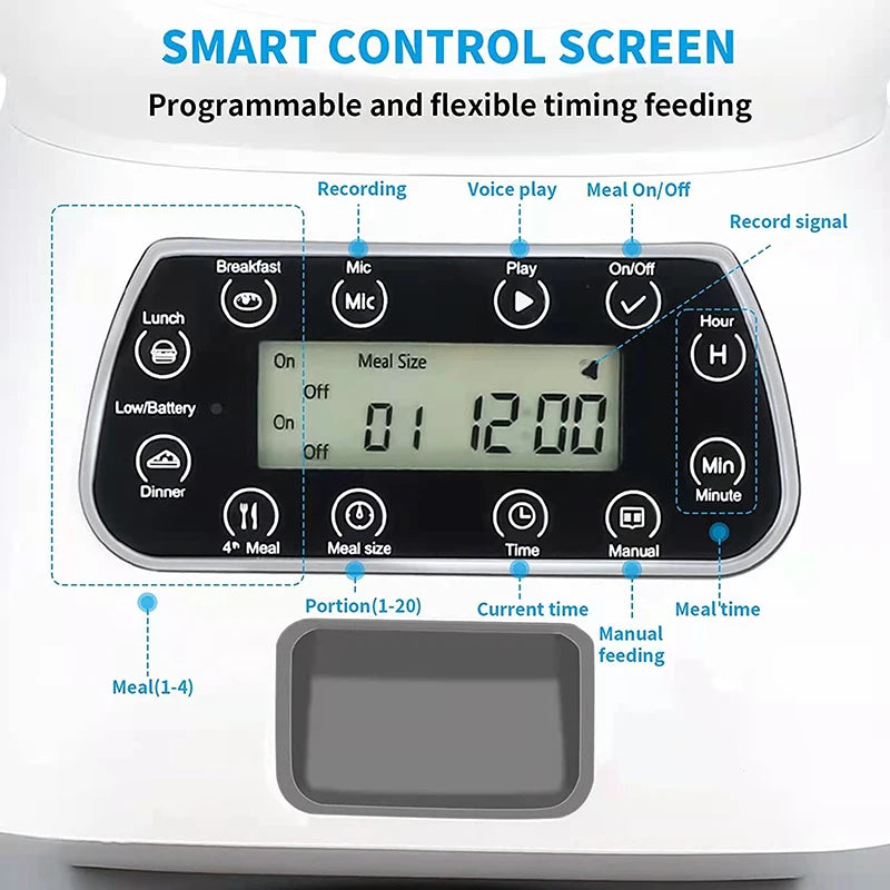 Automatic Pet Smart Food Dispenser