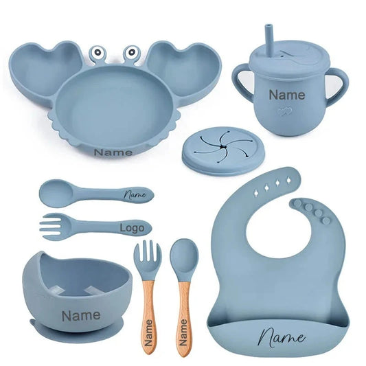 Baby Feeding Crab Tableware Set