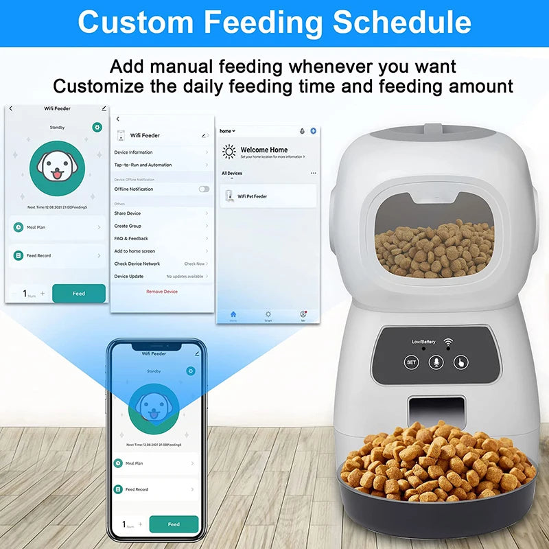 Automatic Pet Smart Food Dispenser