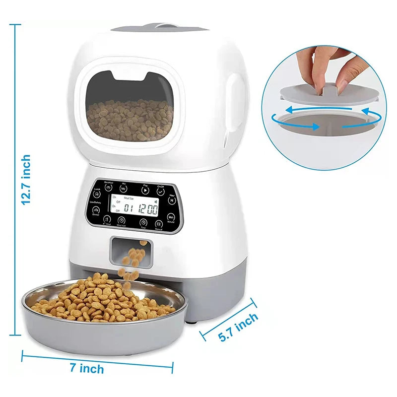 Automatic Pet Smart Food Dispenser